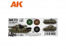 AK Interactive - 3rd generation - Akrils krāsu komplekts NATO Colors, AK11658