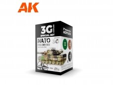 AK Interactive - 3rd generation - Akrils krāsu komplekts NATO Colors, AK11658