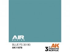 AK Interactive - Blue FS 35190 – AIR 3rd generation Акриловые краски, 17ml, AK11878 AK Interactive - Blue FS 35190 – AIR 3rd generation Акриловые краски, 17ml, AK11878