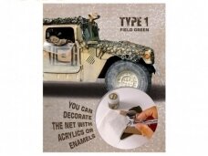 AK Interactive - Camouflage net Field Green Type 1, 1/35, AK8066