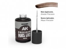 AK Interactive - Sepia Precision Panel Liner – Novecošanas līdzeklis, 30ml, AK12103