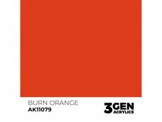 AK Interactive - Burn Orange - standard 3rd generation Akrila krāsas, 17ml, AK11079 AK Interactive - Burn Orange - standard 3rd generation Akrila krāsas, 17ml, AK11079