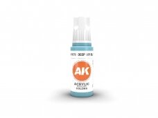 AK Interactive - Deep Sky Blue - standard 3rd generation Acrylic paint, 17ml, AK11176