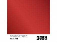 AK Interactive - Foundry Red - standard 3rd generation Akriliniai dažai, 17ml, AK11203 AK Interactive - Foundry Red - standard 3rd generation Akriliniai dažai, 17ml, AK11203