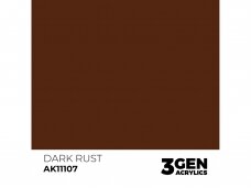 AK Interactive - Dark Rust - standard 3rd generation Acrylic paint, 17ml, AK11107