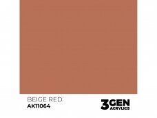 AK Interactive - Beige Red - standard 3rd generation Akrila krāsas, 17ml, AK11064 AK Interactive - Beige Red - standard 3rd generation Akrila krāsas, 17ml, AK11064