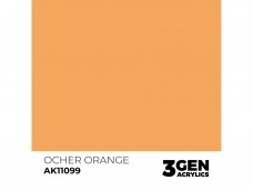 AK Interactive - Ocher Orange - standard 3rd generation Akrila krāsas, 17ml, AK11099 AK Interactive - Ocher Orange - standard 3rd generation Akrila krāsas, 17ml, AK11099