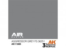 AK Interactive - Aggressor Grey FS 36251 – AIR 3rd generation Акриловые краски, 17ml, AK11885 AK Interactive - Aggressor Grey FS 36251 – AIR 3rd generation Акриловые краски, 17ml, AK11885