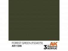AK Interactive - Forest Green (FS34079) – AFV 3rd generation Akrila krāsas, 17ml, AK11346 AK Interactive - Forest Green (FS34079) – AFV 3rd generation Akrila krāsas, 17ml, AK11346