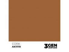 AK Interactive - Cork - standard 3rd generation Akrila krāsas, 17ml, AK11119 AK Interactive - Cork - standard 3rd generation Akrila krāsas, 17ml, AK11119