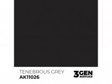 AK Interactive - Tenebrous Grey - standard 3rd generation Akrila krāsas, 17ml, AK11026 AK Interactive - Tenebrous Grey - standard 3rd generation Akrila krāsas, 17ml, AK11026