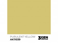 AK Interactive - Purulent Yellow - standard 3rd generation Akrila krāsas, 17ml, AK11039 AK Interactive - Purulent Yellow - standard 3rd generation Akrila krāsas, 17ml, AK11039