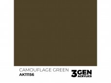 AK Interactive - Camouflage Green - standard 3rd generation Acrylic paint, 17ml, AK11156