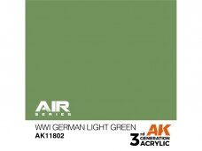AK Interactive - WWI German Light Green – AIR 3rd generation Акриловые краски, 17ml, AK11802 AK Interactive - WWI German Light Green – AIR 3rd generation Акриловые краски, 17ml, AK11802