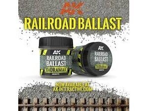 AK Interactive - Railroad Ballast, AK8072 4 AK Interactive - Railroad Ballast, AK8072 4
