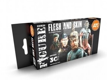 AK Interactive - 3rd generation - Akrilinių dažų rinkinys Flesh And Skin, AK11621 3