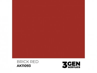 AK Interactive - Brick Red - standard 3rd generation Acrylic paint, 17ml, AK11093 1