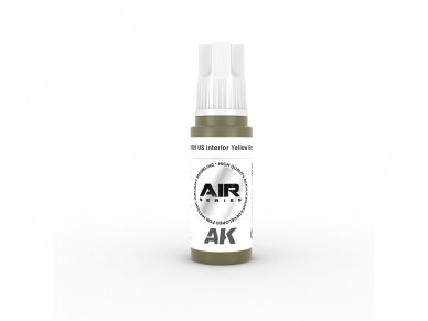 AK Interactive - US Interior Yellow Green – AIR 3rd generation Akriliniai dažai, 17ml, AK11859 AK Interactive - US Interior Yellow Green – AIR 3rd generation Akriliniai dažai, 17ml, AK11859