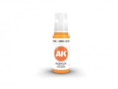 AK Interactive - Luminous Orange - standard 3rd generation Akrila krāsas, 17ml, AK11082 AK Interactive - Luminous Orange - standard 3rd generation Akrila krāsas, 17ml, AK11082