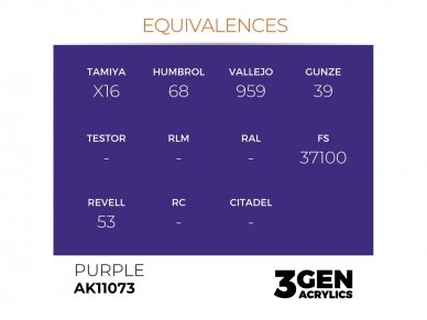 AK Interactive - Purple - standard 3rd generation Akrüülvärv, 17ml, AK11073 2