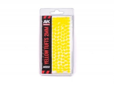 AK Interactive - Yellow Fantasy Tufts 2mm, AK8267 AK Interactive - Yellow Fantasy Tufts 2mm, AK8267