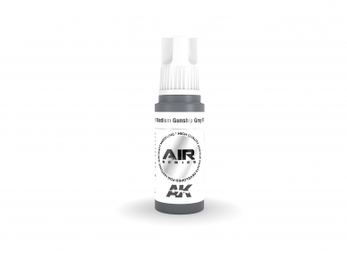 AK Interactive - Medium Gunship Grey FS 36118 – AIR 3rd generation Акриловые краски, 17ml, AK11881 AK Interactive - Medium Gunship Grey FS 36118 – AIR 3rd generation Акриловые краски, 17ml, AK11881
