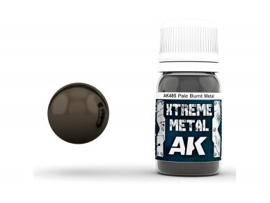 AK Interactive - PALE BURNT METAL XTREME METAL Emailvärv, 30ml, AK485 AK Interactive - PALE BURNT METAL XTREME METAL Emailvärv, 30ml, AK485