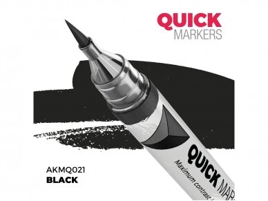 AK Interactive - BLACK - QUICK MARKER, AKMQ021 AK Interactive - BLACK - QUICK MARKER, AKMQ021