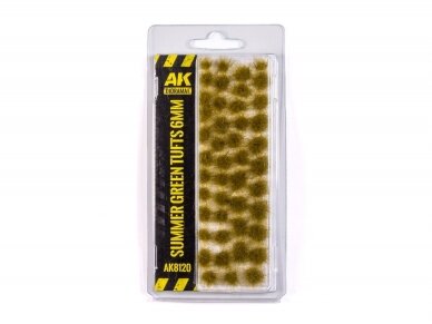 AK Interactive - Summer Green Tufts 6mm, AK8120 AK Interactive - Summer Green Tufts 6mm, AK8120