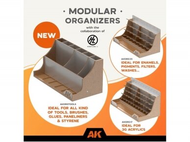 AK Interactive - Modular Organizer For 68 Markers, AKORGMARKERS 2 AK Interactive - Modular Organizer For 68 Markers, AKORGMARKERS 2