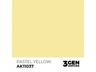 AK Interactive - Pastel Yellow - standard 3rd generation Акриловые краски, 17ml, AK11037 1 AK Interactive - Pastel Yellow - standard 3rd generation Акриловые краски, 17ml, AK11037 1