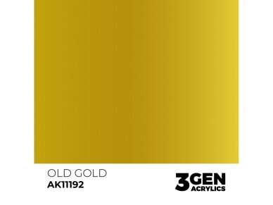 AK Interactive - Old Gold - standard 3rd generation Acrylic paint, 17ml, AK11192 1