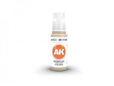 AK Interactive - Grimy Grey - standard 3rd generation Akrila krāsas, 17ml, AK11008