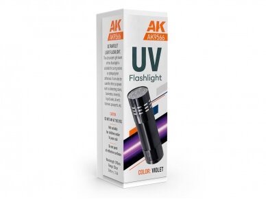 AK Interactive - Ultraviolet Flashlight, AK9566 AK Interactive - Ultraviolet Flashlight, AK9566