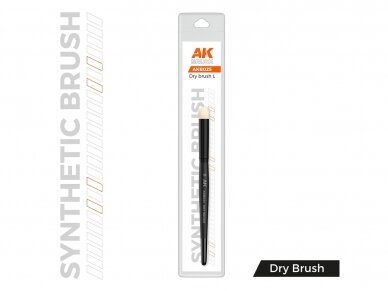 AK Interactive - Synthetic Dry Brush - L, AKB025 AK Interactive - Synthetic Dry Brush - L, AKB025