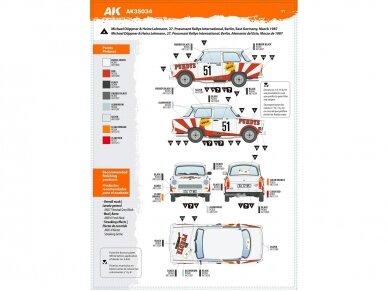 AK Interactive - Trabi 601 S Rallye (Trabant), 1/35, AK35034 16