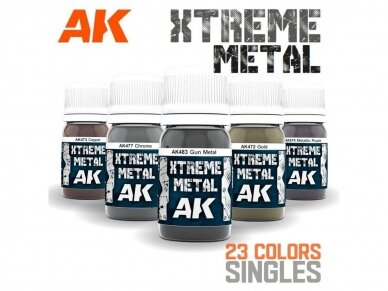 AK Interactive - BRONZE XTREME METAL Emaljas krāsa, 30ml, AK474 3 AK Interactive - BRONZE XTREME METAL Emaljas krāsa, 30ml, AK474 3
