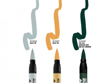 AK Interactive - WWII Axis Aircraft Squiggle Camouflage Colors – RC Markers Set (набор маркеров), RCM111 1 AK Interactive - WWII Axis Aircraft Squiggle Camouflage Colors – RC Markers Set (набор маркеров), RCM111 1