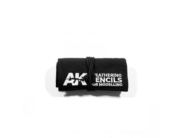 AK Interactive - WEATHERING PENCILS FULL RANGE CLOTH CASE 37 Watercolor Pencils (Komplektā 37 zīmuļi), AK10048 1 AK Interactive - WEATHERING PENCILS FULL RANGE CLOTH CASE 37 Watercolor Pencils (Komplektā 37 zīmuļi), AK10048 1