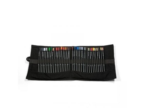 AK Interactive - WEATHERING PENCILS FULL RANGE CLOTH CASE 37 Watercolor Pencils (Komplektā 37 zīmuļi), AK10048 2 AK Interactive - WEATHERING PENCILS FULL RANGE CLOTH CASE 37 Watercolor Pencils (Komplektā 37 zīmuļi), AK10048 2