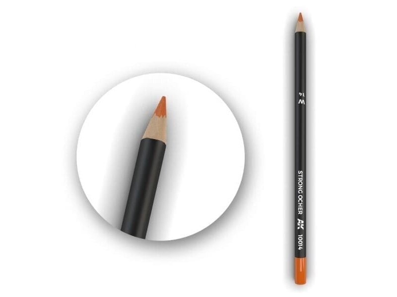 AK Interactive - Strong Ocher Weathering Pencil (pliiats), AK10014 1 AK Interactive - Strong Ocher Weathering Pencil (pliiats), AK10014 1
