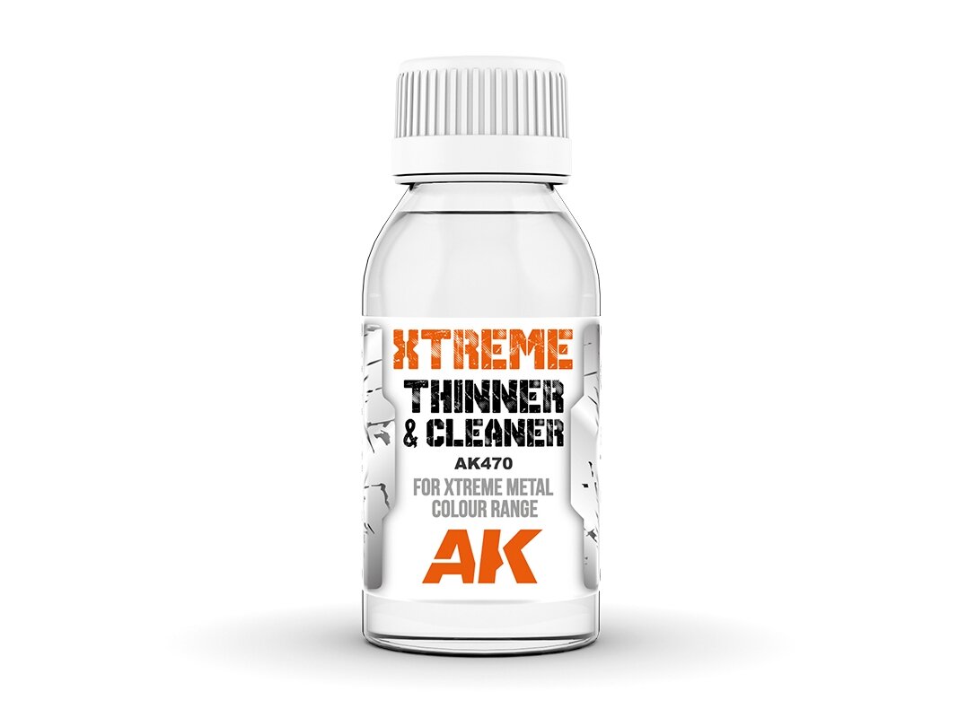 AK Interactive - XTREME CLEANER & THINNER valiklis ir skiediklis, 100ml ...