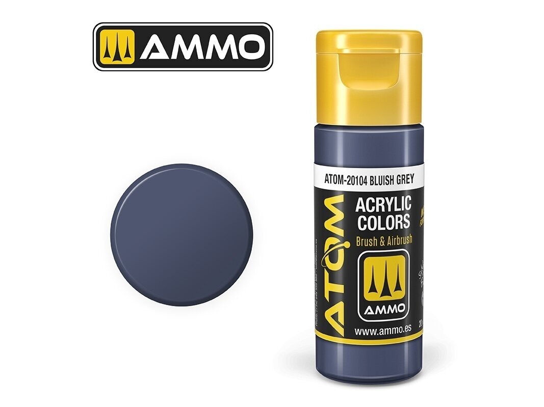 AMMO MIG - ATOM Akrüülvärv Bluish Grey, 20ml, 20104
