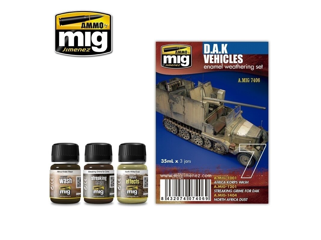 AMMO MIG - Weathering set DAK SET, 7406