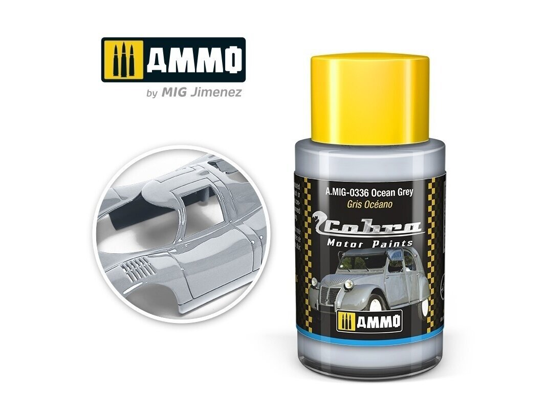 AMMO MIG - Cobra motor paint Cobra Motor Ocean Grey, 30 ml, 0336 AMMO MIG - Cobra motor paint Cobra Motor Ocean Grey, 30 ml, 0336