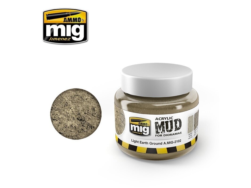 AMMO MIG - Akrüülmuda DRY EARTH GROUND, 250ml, 2101 AMMO MIG - Akrüülmuda DRY EARTH GROUND, 250ml, 2101