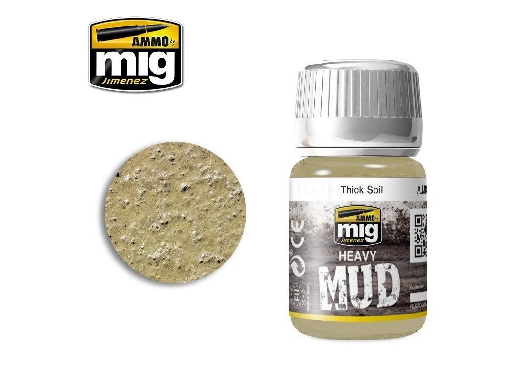 AMMO MIG - Weathering product MUD - THICK SOIL, 35ml, 1701 AMMO MIG - Weathering product MUD - THICK SOIL, 35ml, 1701