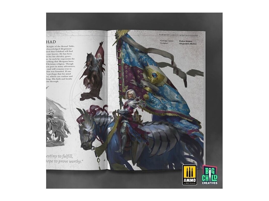 AMMO MIG - Echoes of Camelot Artbook and Painting Guide (English), LI002 3 AMMO MIG - Echoes of Camelot Artbook and Painting Guide (English), LI002 3