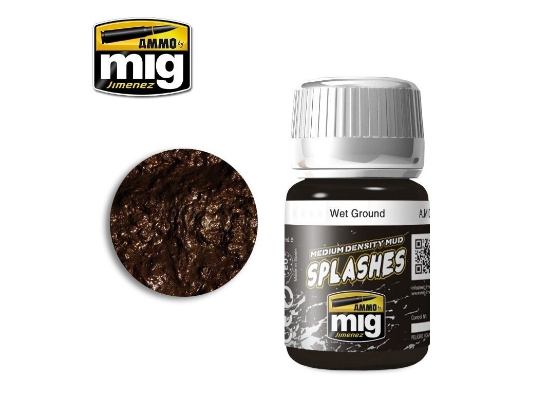 AMMO MIG - Novecošanas līdzeklis SPLASHES - WET GROUND, 35ml, 1755 AMMO MIG - Novecošanas līdzeklis SPLASHES - WET GROUND, 35ml, 1755
