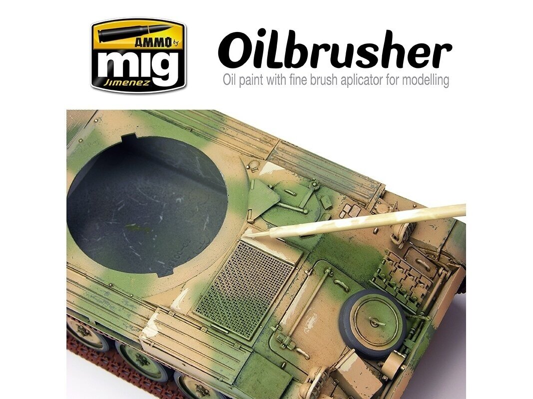 AMMO MIG - Эффект старения Oilbrusher - AMMO YELLOW, 3502 3 AMMO MIG - Эффект старения Oilbrusher - AMMO YELLOW, 3502 3